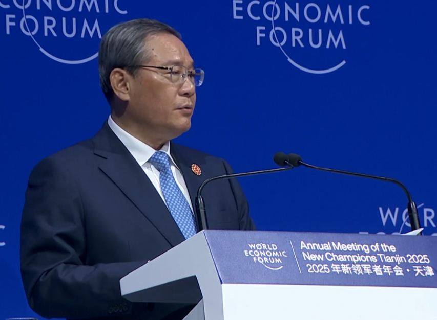 李強出席在天津舉行的夏季達沃斯論壇 (香港電台)