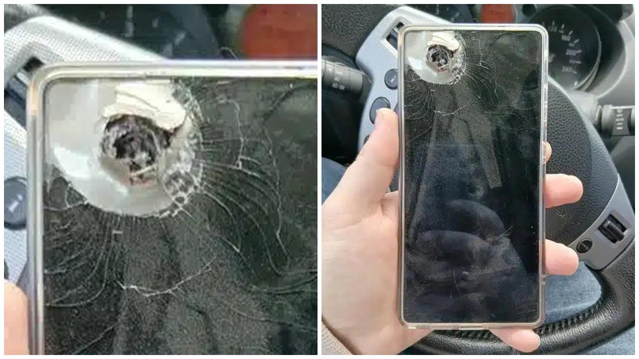 俄烏戰爭，Galaxy S25 Ultra擋炮彈碎片救烏兵一命，三星承諾免費維修。(X)