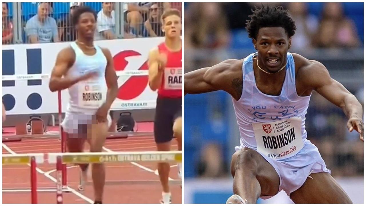 跨欄選手「露鳥」吊吊揈奪金爆紅，網民：快馬加鞭。(X)