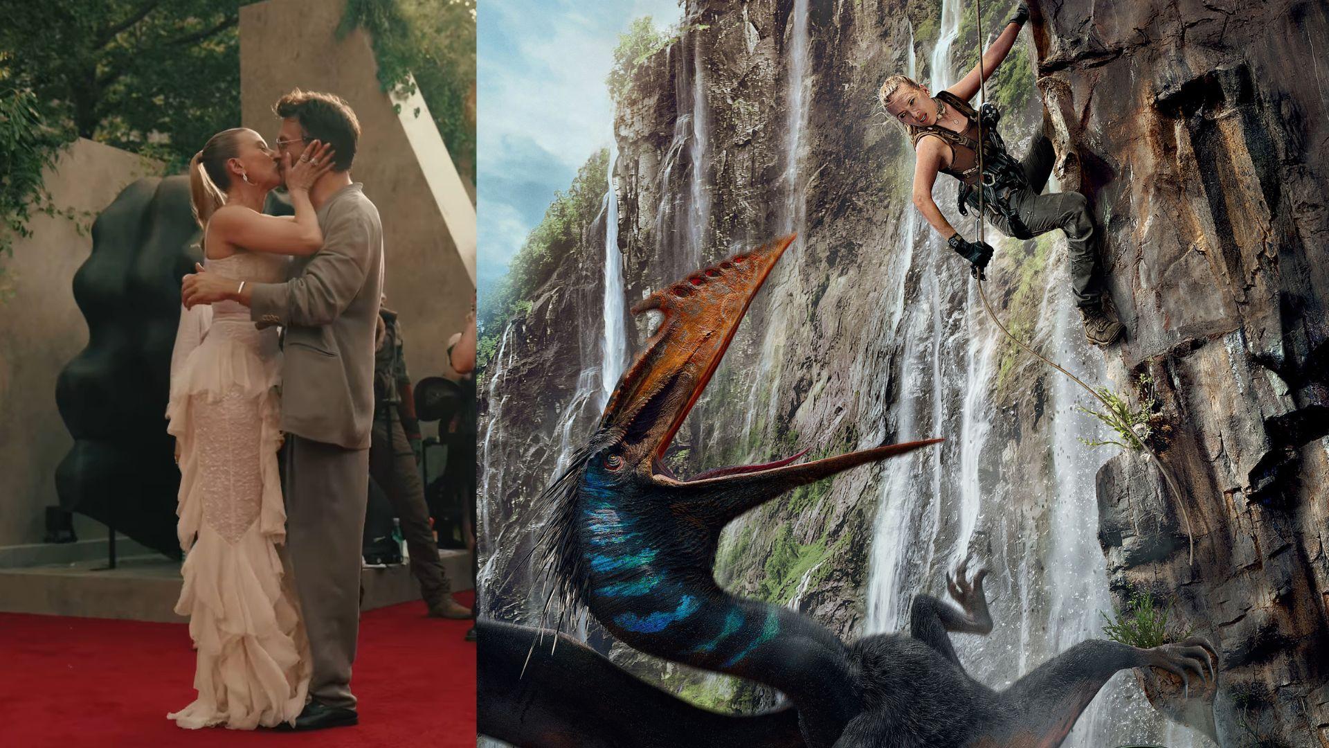 侏羅紀世界｜《侏羅紀世界：重生》紐約首映禮 施嘉莉祖安遜當住老公啜男拍檔