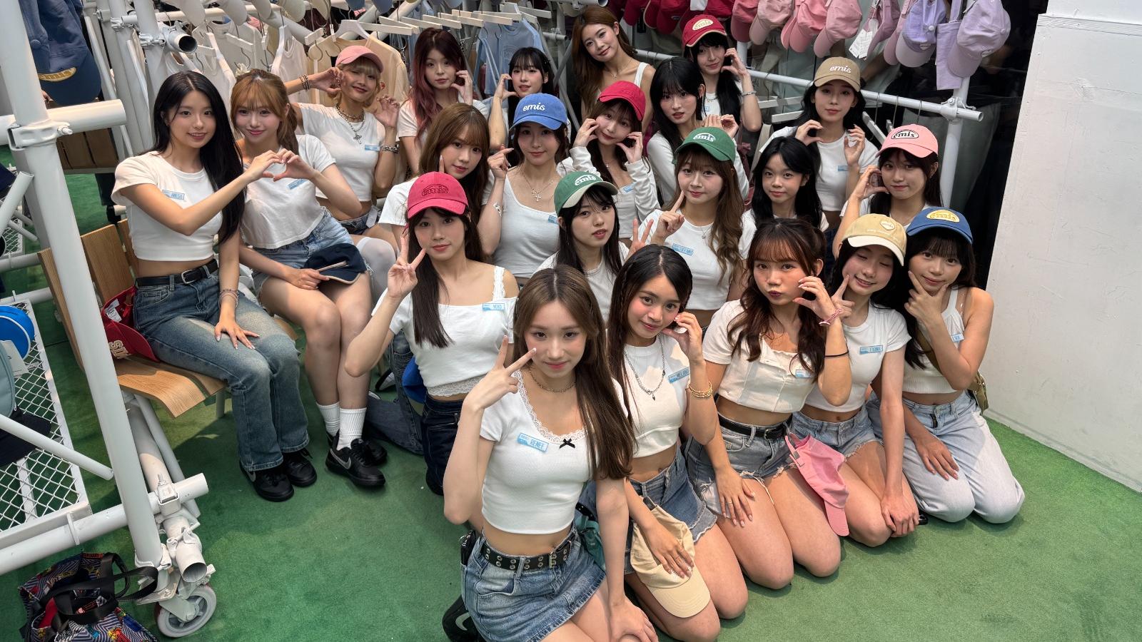 Idol Girls偶像女生出席韓牌開幕 兌現承諾近距離接觸fans