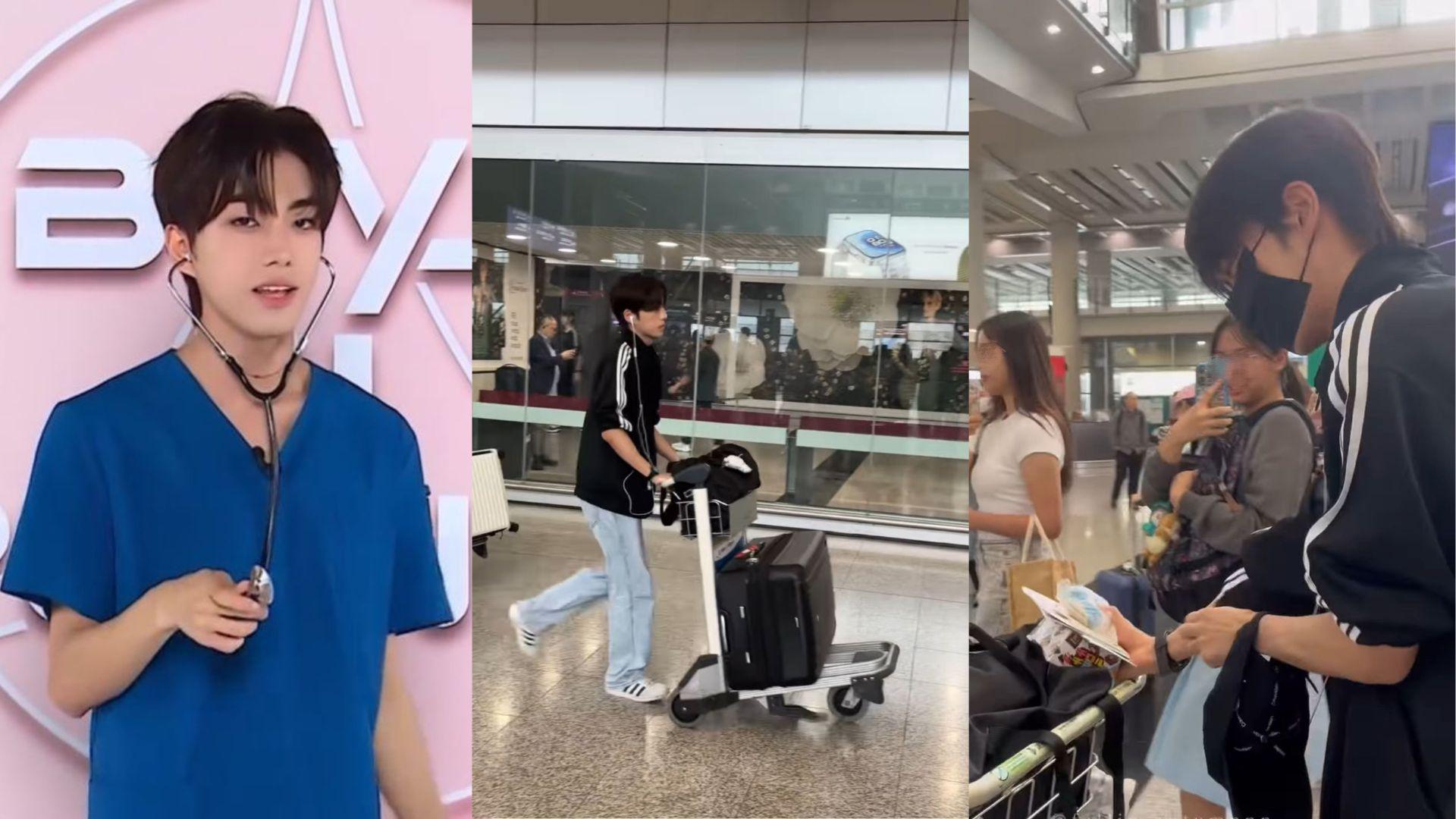 BOYS II PLANET｜香港三子齊落選 顏秋越返港獲粉絲接機獲娛樂公司招手