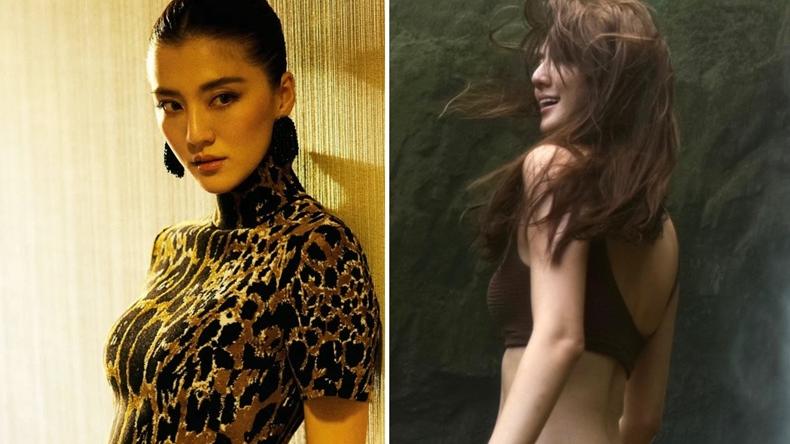 吳千語印尼度假 遇瀑布吸收大自然能量