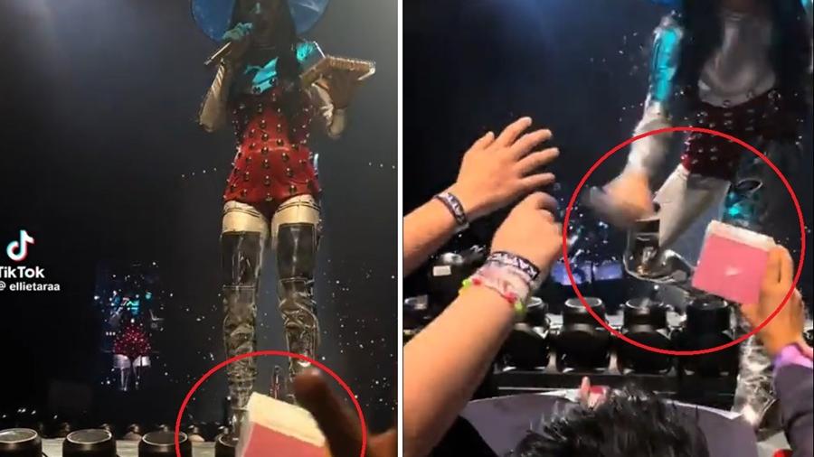 網上熱話｜澳洲巡唱歌迷送上Labubu盲盒 Katy Perry一手拍走：NO LABUBUs