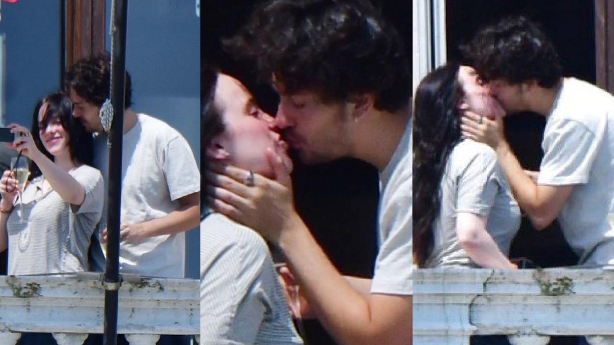 Billie Eilish與Nat Wolff同遊意大利 酒店陽台脷疊脷舌戰