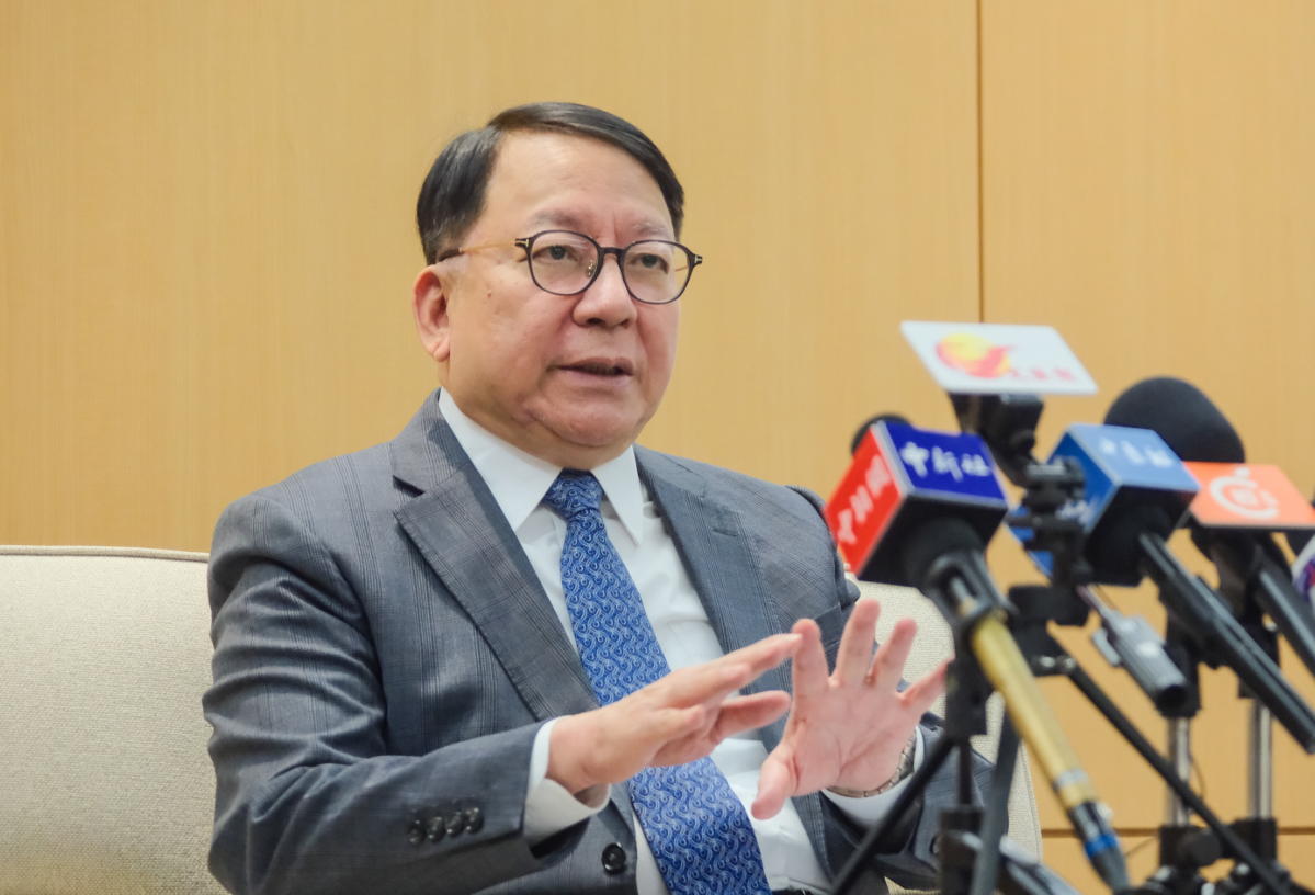 政務司司長陳國基  (中通社)