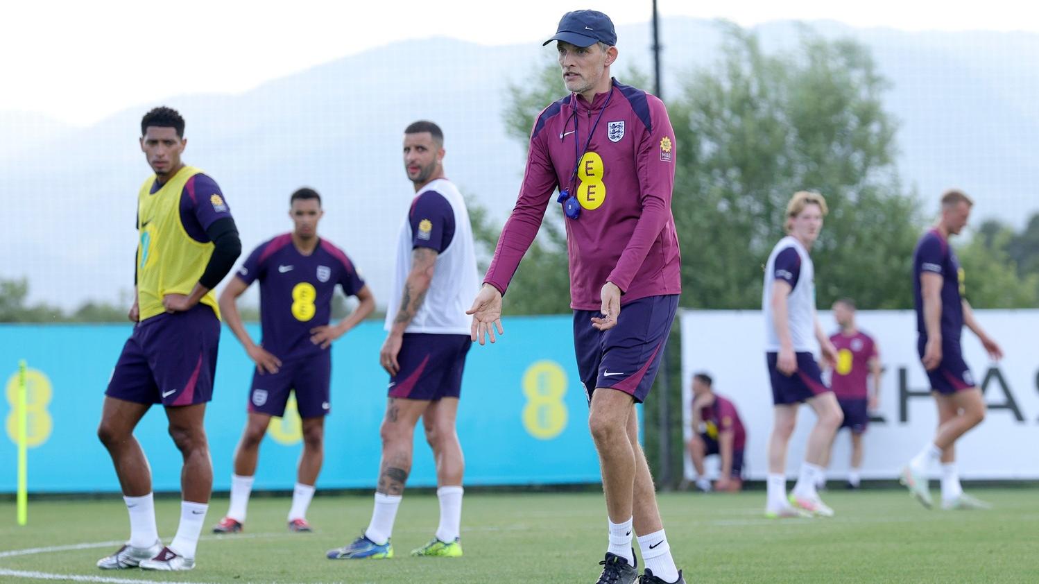 英格蘭為世界盃外圍賽備戰。(英格蘭X)