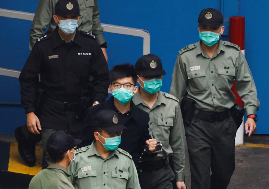 黃之鋒 (路透社資料圖片)