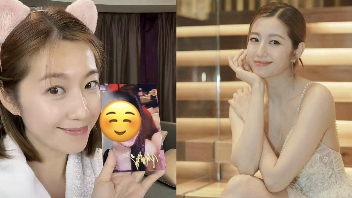 陳自瑤曬20年前少女相作對比 網民讚嘆「完全一樣」