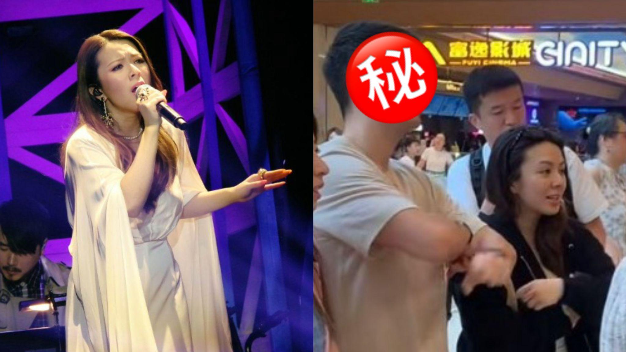 JW王灝兒疑有新戀情  孖神秘男子行商場春風滿面