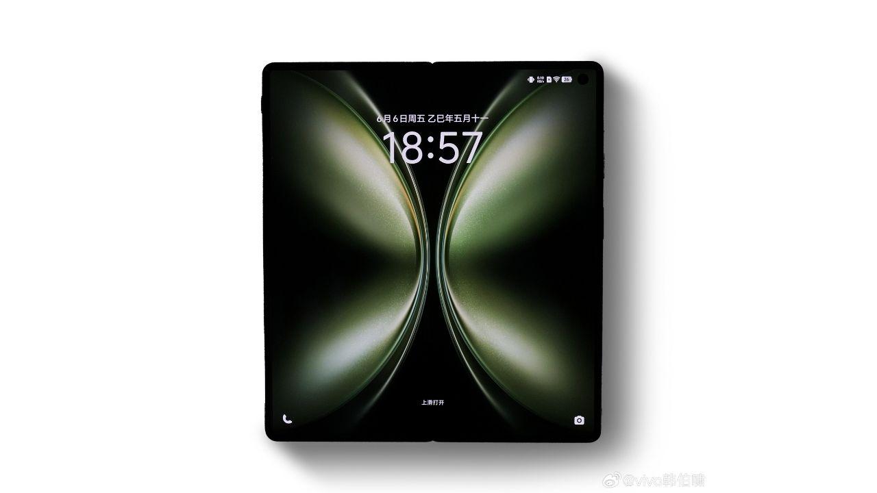 vivo X Fold5正面圖曝光　內外屏均具一強勁功能+ZEISS大師螢幕調色