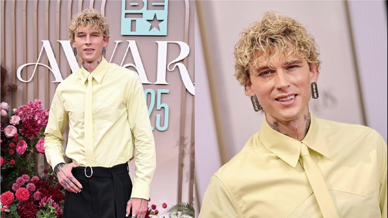 被評為BET Awards最差衣著明星  MGK嘍囉打扮亮相紅地氈