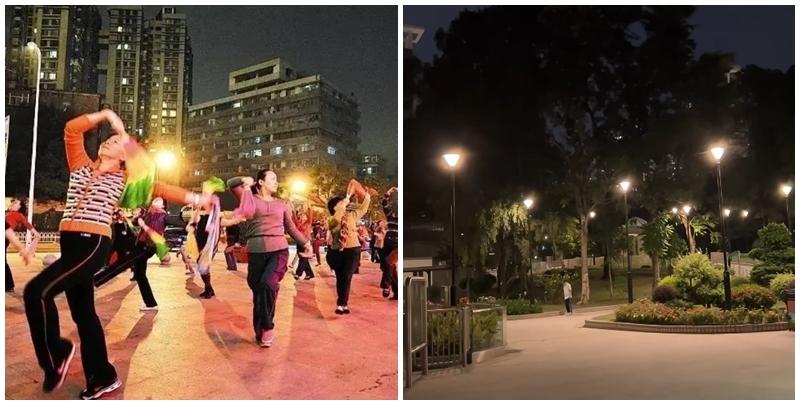 有內地旅客在香港發現公園幾乎沒有廣場舞，認為因港府設有罰則，如在遊樂場音樂活動擾民可罰款1萬港元及監禁14日。(小紅書)