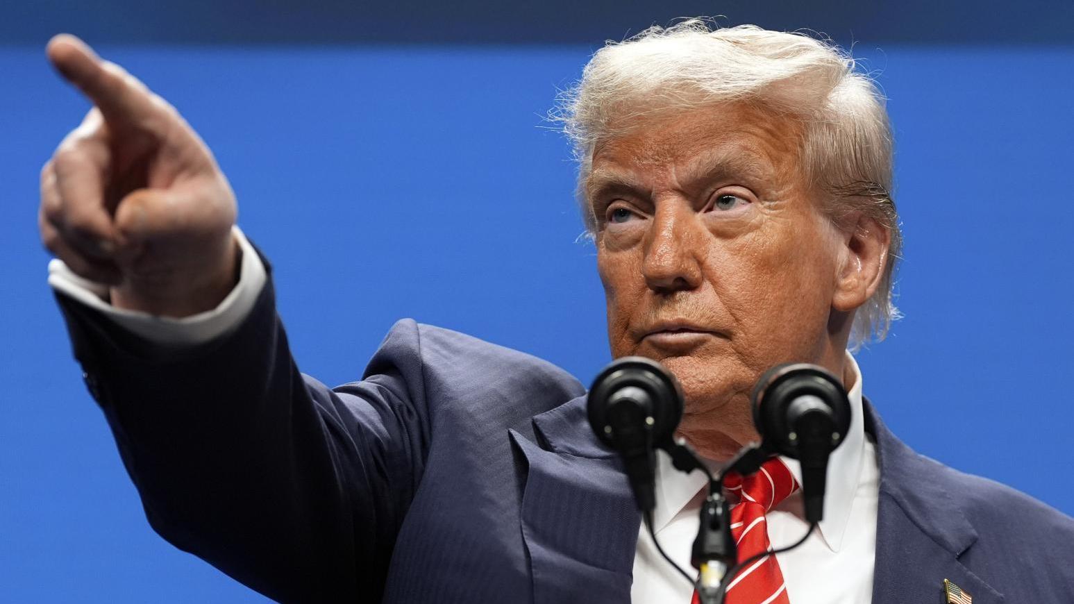 美國總統特朗普。（圖/美聯社）