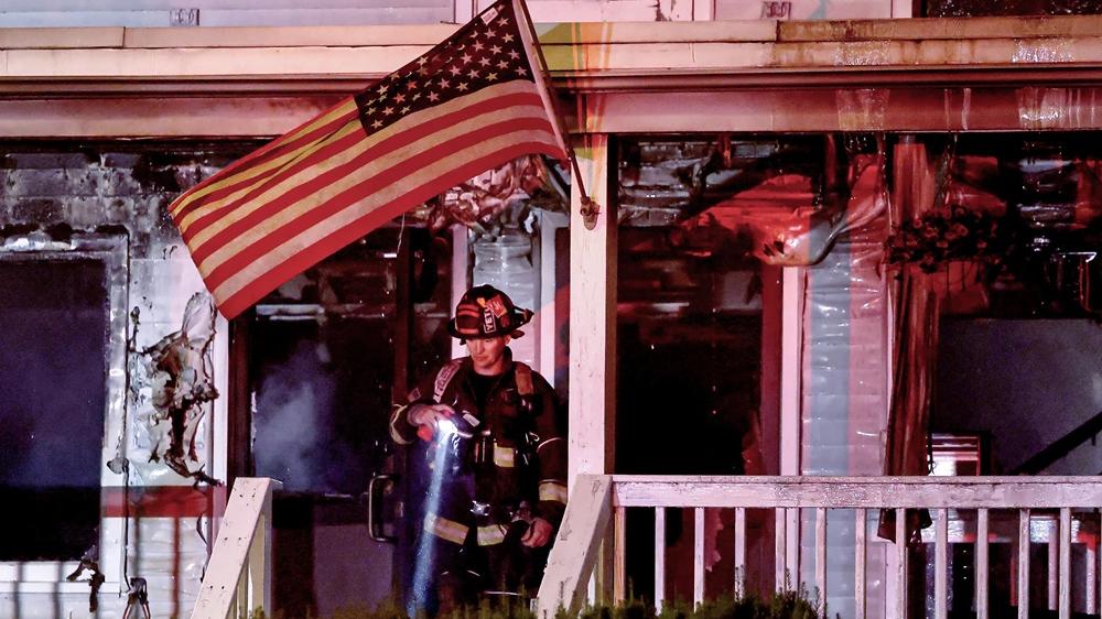 美國馬薩諸塞州老人院大火，至少9死逾30傷。(X)