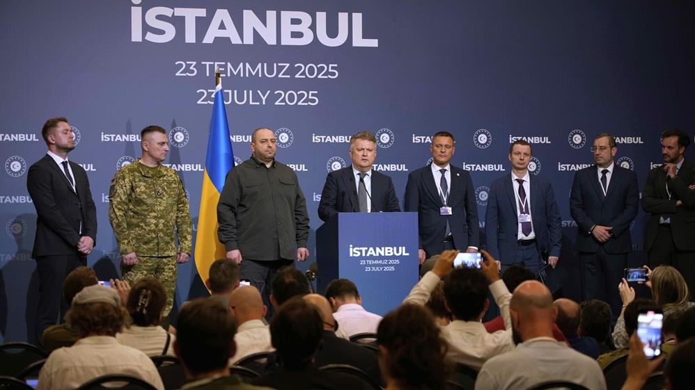 俄烏戰爭新一輪談判結束同意再換戰俘，停火及領袖會晤未有進展。(AP)