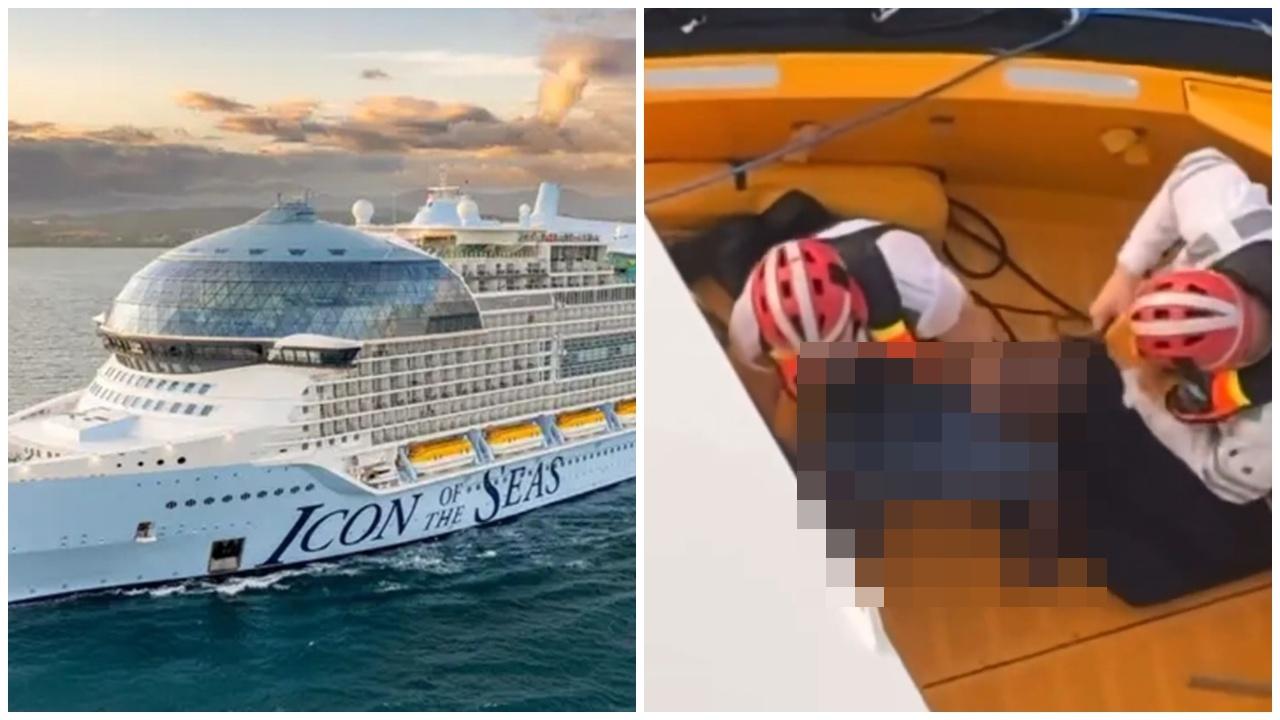 皇家加勒比郵輪發生血案，男船員斬女同事後跳海身亡。(X)