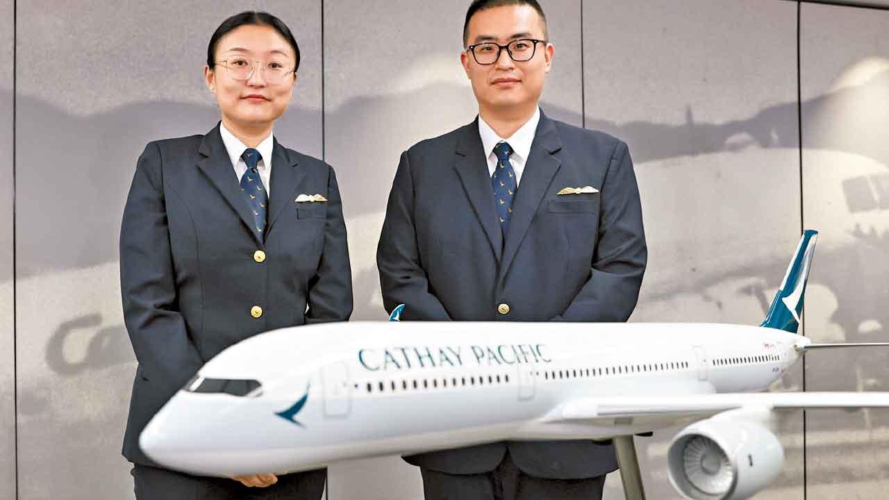 國泰見習機師計劃首批內地學員畢業 30人圓夢成二級副機師