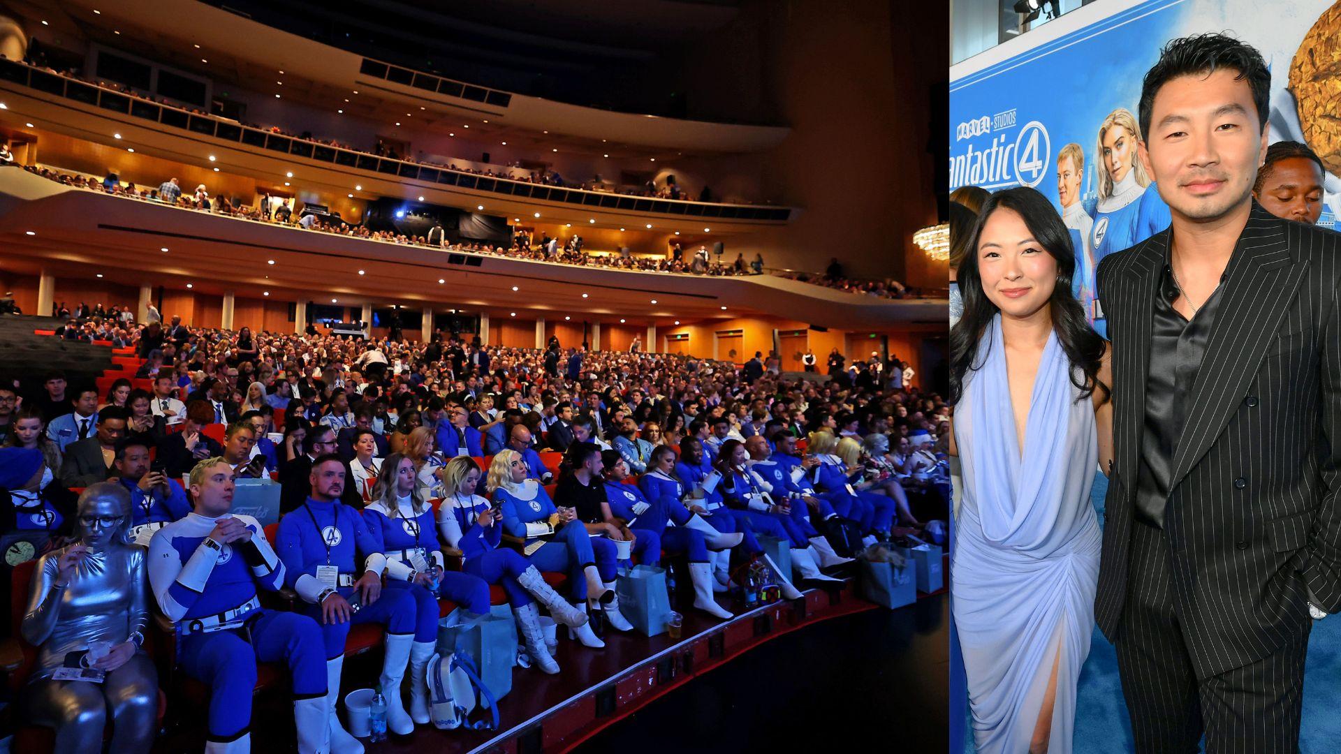 神奇4俠｜逾百影迷cosplay撐《神奇4俠：英雄第一步》LA首映 尚氣劉思慕拖未婚妻支持