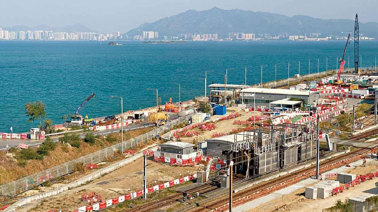 港鐵小蠔灣站5監測點沉降幅度超標  架空電纜地基工程暫停