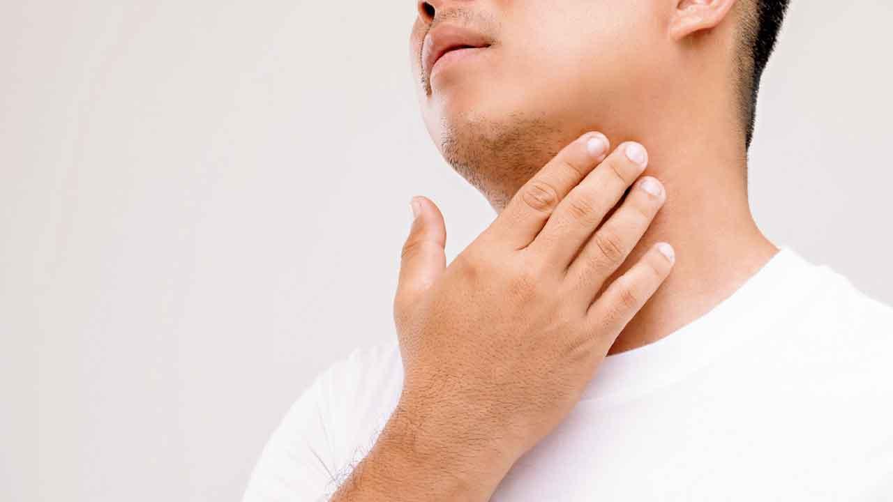 頸淋巴無故腫大 恐患鼻咽癌