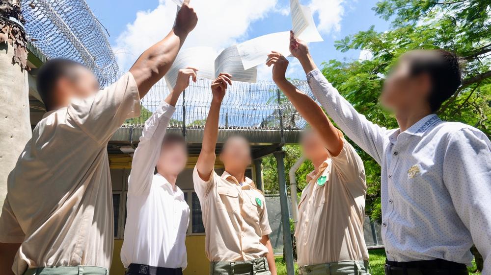 DSE放榜2025｜懲教署今年共有20名青少年在囚人士報考。(政府新聞處圖)