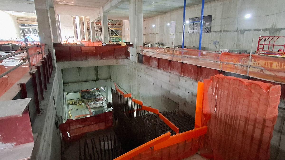 古洞站車站結構年內將平頂。