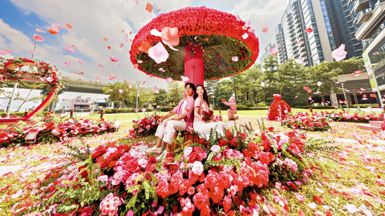 浪漫爆登！ 北角海濱「盛夏玫瑰奇緣園藝裝置」打卡攻略 北角匯推出消費禮遇 賞花購物換領近百萬港元獎賞