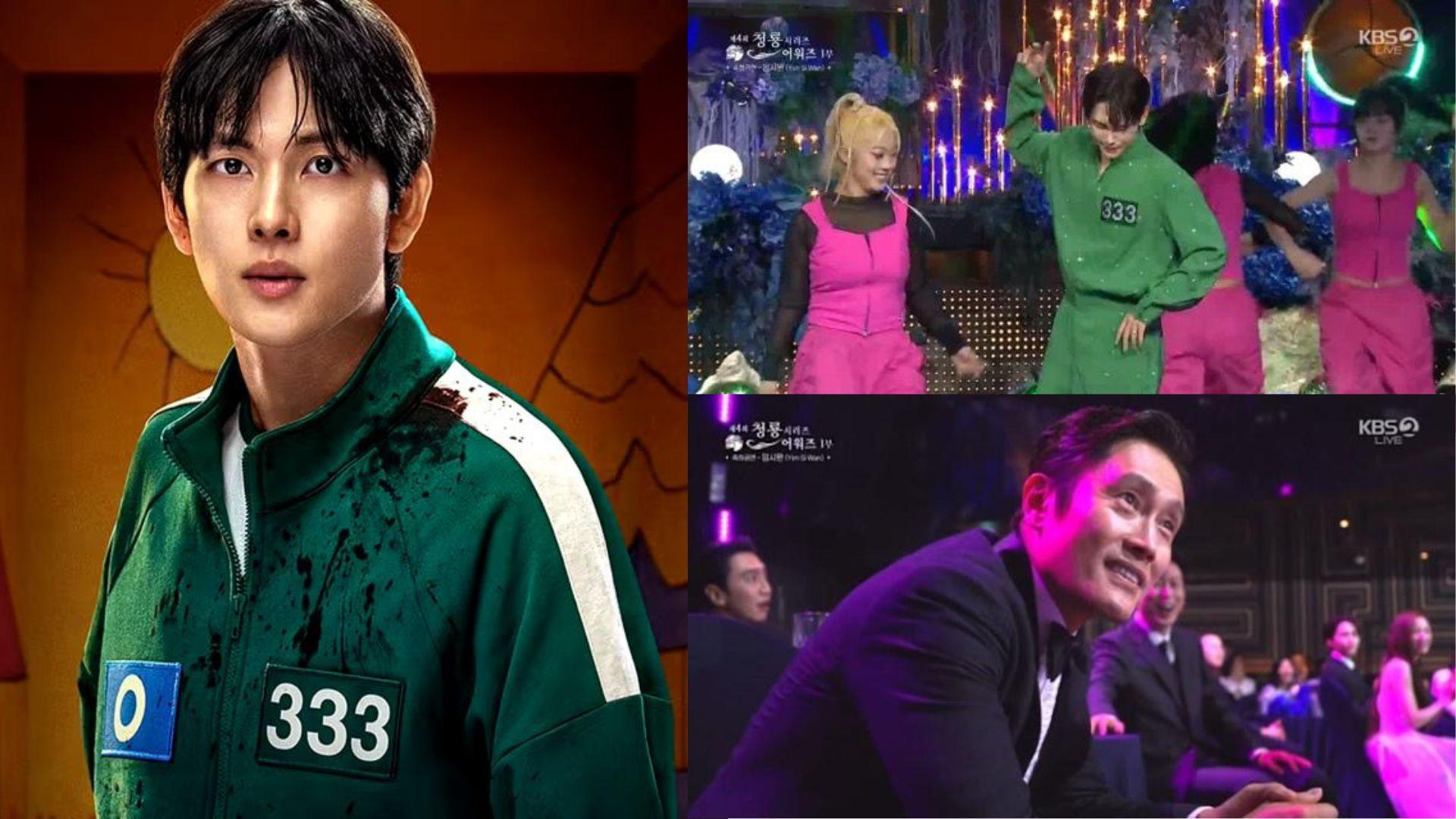 上屆青龍視帝任時完歌舞連場 《魷魚遊戲》333號上身玩謝李秉憲