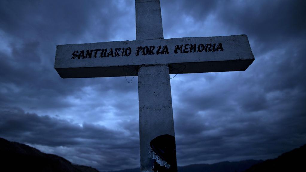 秘魯紀念1980年代起國內衝突死難者的紀念碑。(美聯社)