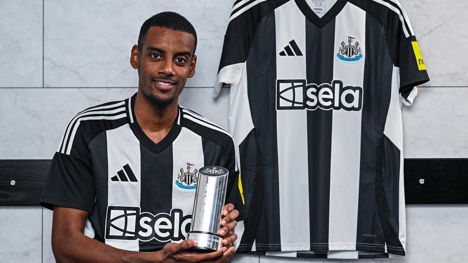 紐卡素前鋒伊沙克。(紐卡素官網)