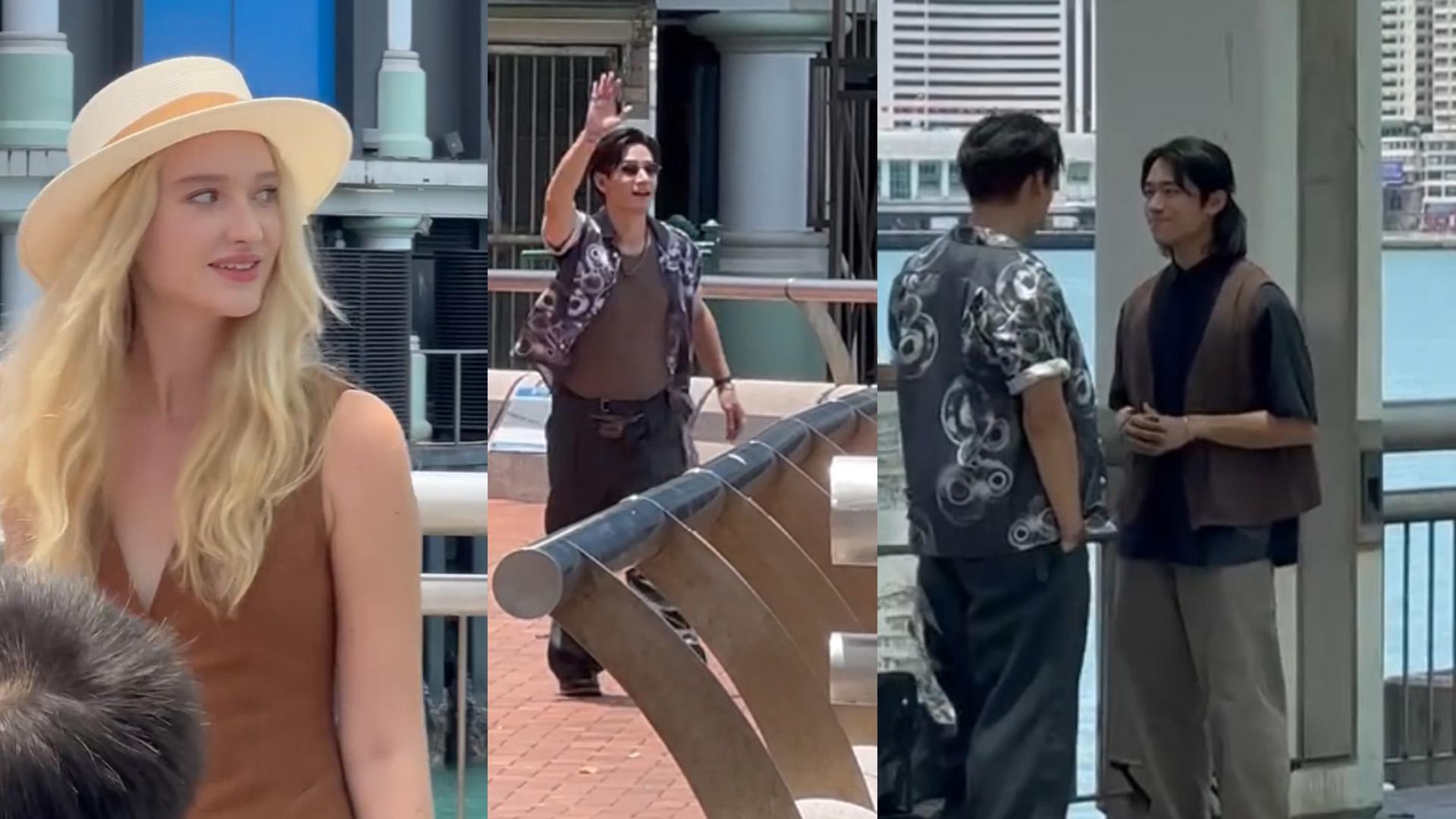 ANSONBEAN孖駱振偉炎夏拍新戲 金髮臨記超吸睛