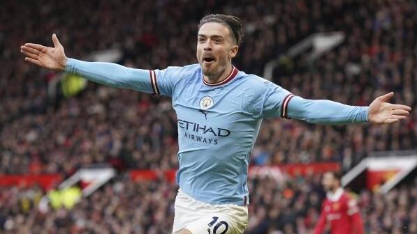 曼城的基亞利殊。(美聯社)