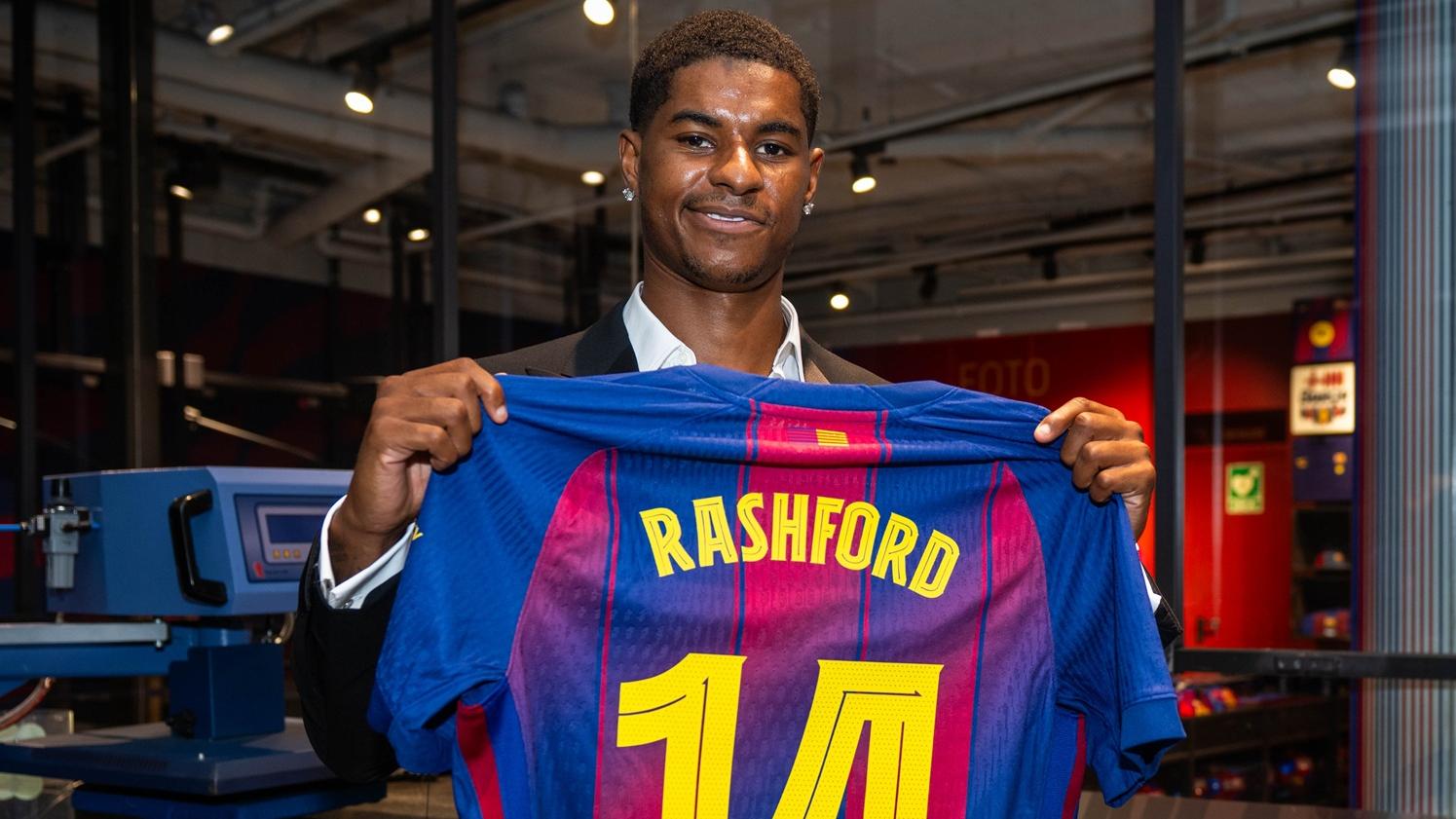 拉舒福特落實加盟巴塞隆拿。(巴塞隆拿X)