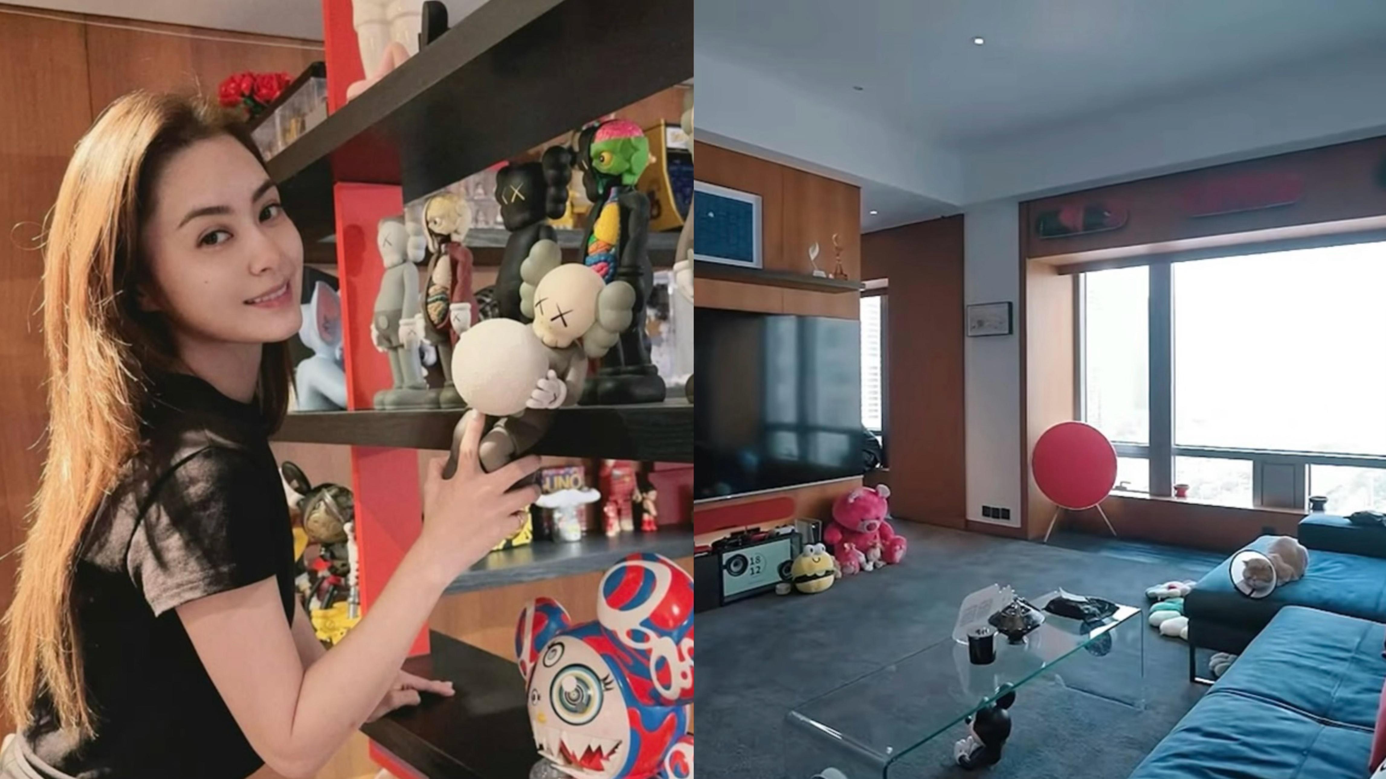 鍾欣潼北京2000呎豪宅曝光 巨型衣帽間如時裝店舖