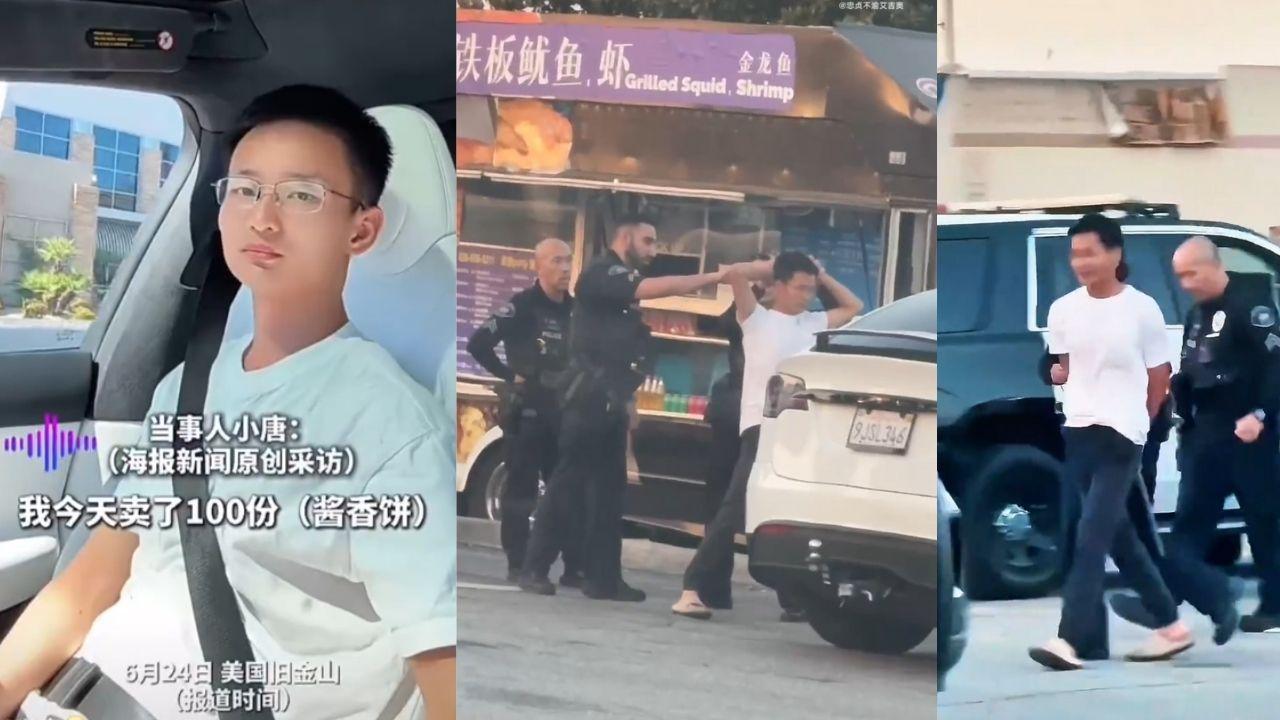 內地網紅矽谷擺檔賣餅稱月入1萬美元爆紅　近日傳因無牌經營被捕