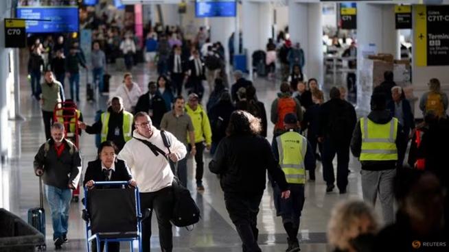 圖為美國紐瓦克國際機場。(資料圖片)