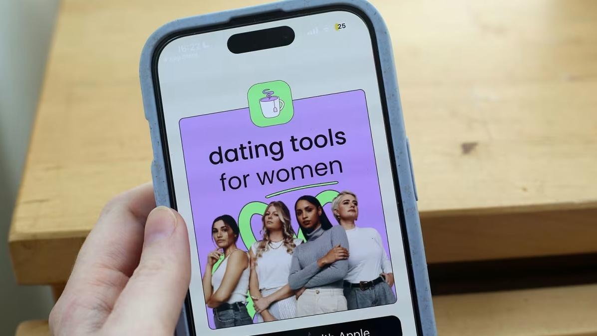 近日爆紅的女性交友App「Tea」。(互聯網)