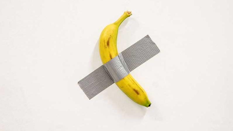 概念藝術作品「喜劇演員」(Comedian)。(互聯網)