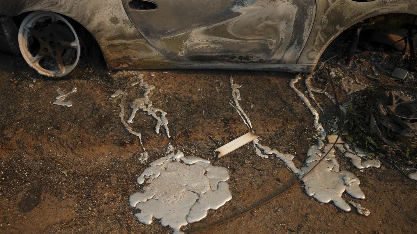 加州洛杉磯近郊今年1月山火肆虐，《三藩市紀事報》調查污染檢測結果發現，數十戶民宅罕見地出現致癌物質「鈹」(beryllium)。(資料圖片)