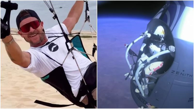 高空跳傘好手包加納。（圖/翻攝IG）