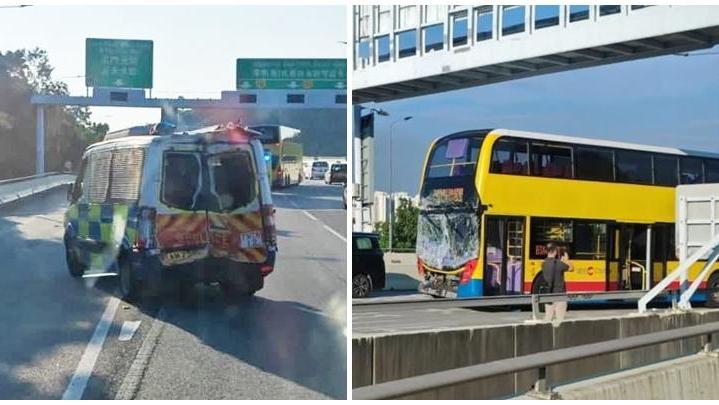港深西部公路車禍墮橋警員留醫逾月，情況好轉由危殆轉為嚴重　