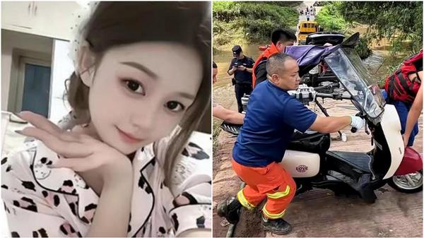 四川外賣員落水亡，留下兩歲幼兒。（圖/翻攝《鳳凰網》）