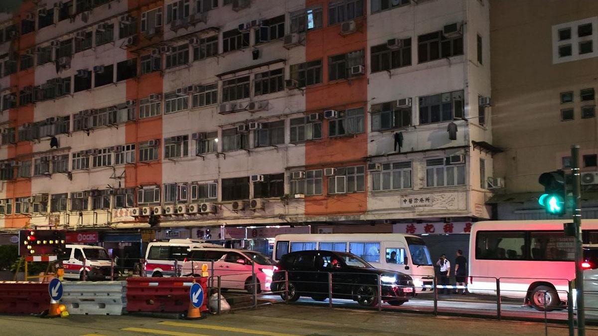 益豐大廈停電。(網民Jerry Fai@FB群組「土瓜灣之友」/ 資料圖片)