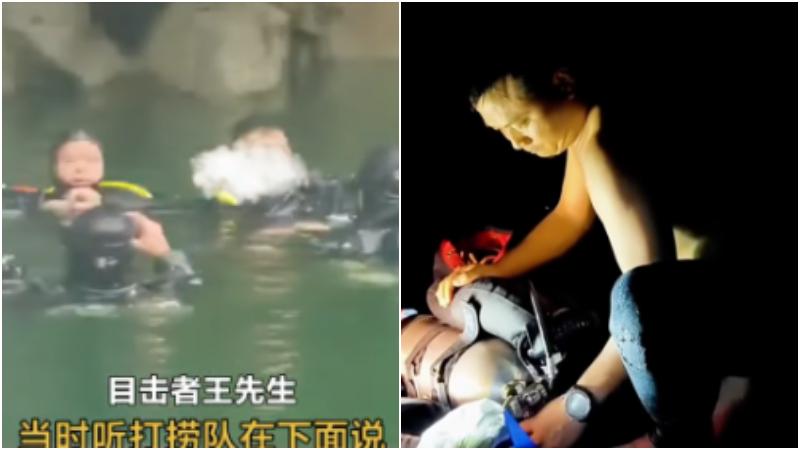 男子幸運獲救狀況良好。（圖/翻攝《鳳凰網》）