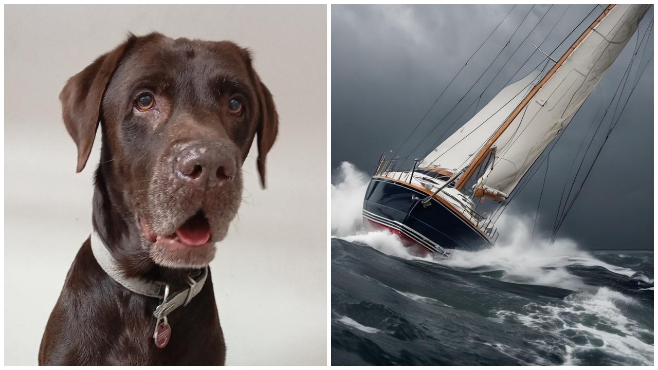 導盲犬守護主人遇海難，幸運獲救卻因一原因被判安樂死。