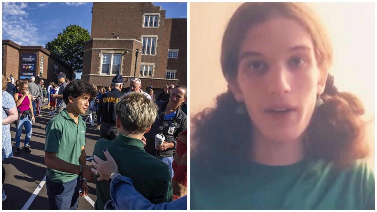 明尼蘇達天主教學校槍擊釀2死17傷，23歲槍手為校友吞槍自盡。(X)