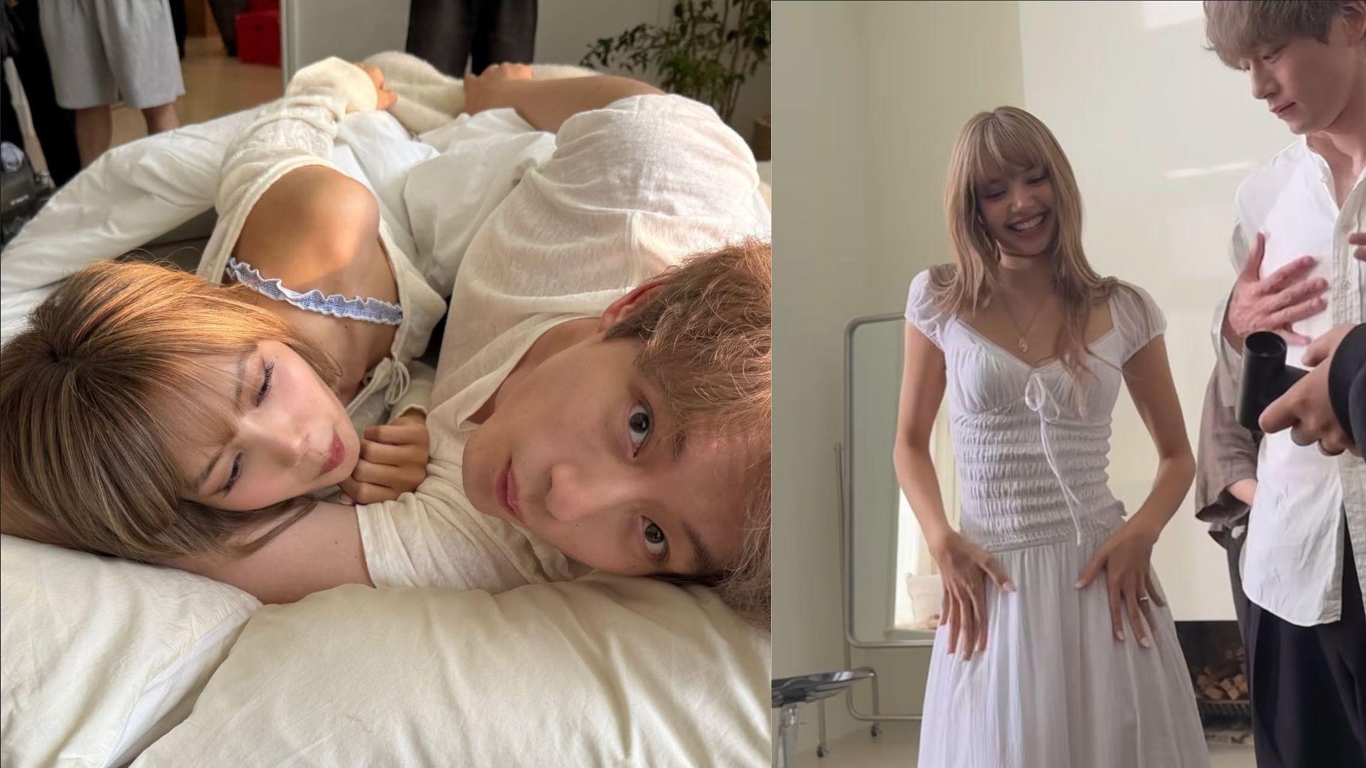 Lisa@BLACKPINK加碼貼床照 教坂口健太郎自摸起舞