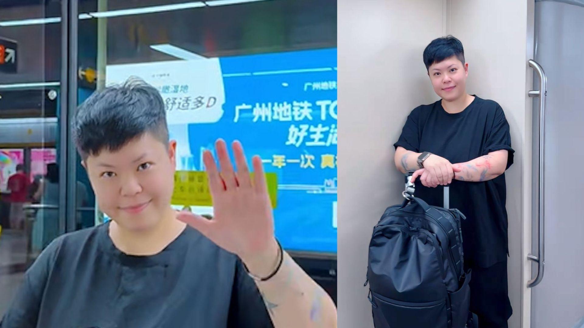 林二汶進軍小紅書僅2萬粉絲 內地搭地鐵直認：你估我好紅咩