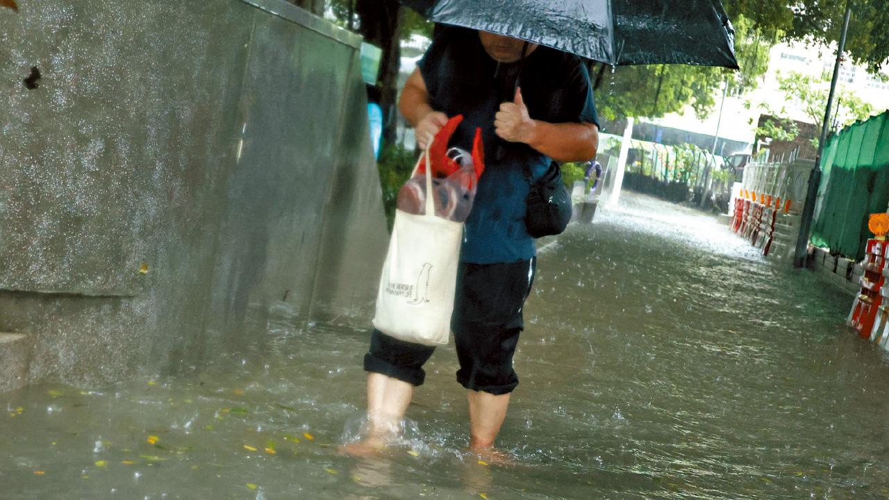 8號波黑雨逾六成人要返工 逾五成稱僱主無提供交通安排